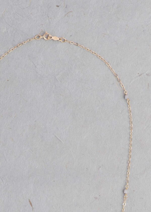 Diamond Tassel Necklace in 14Kt Gold - Image 5