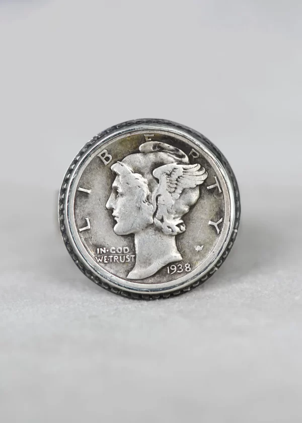 Mercury Dime Heritage Ring in Silver - Image 3