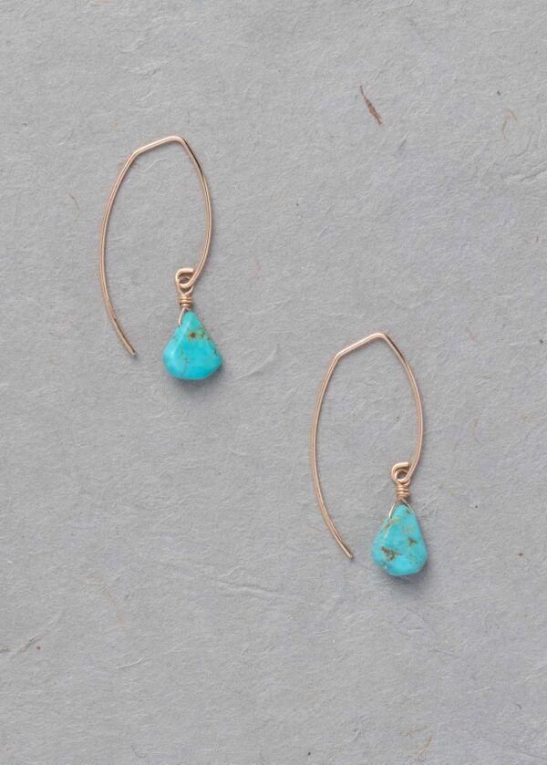 Arizona Drop Earrings in Gold