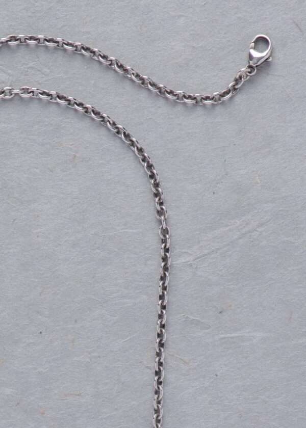 Biwa Pearl & Silver Necklace - Image 4