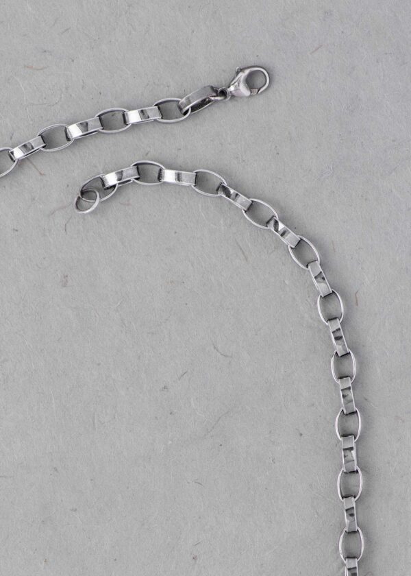 The Boyfriend Chain in Oxidized Silver - Image 4