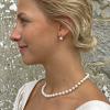 Knotted Pearl Necklace and Stud Earrings 1800