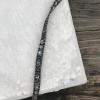 Labradorite & Dark Brown Leather Wrap Bracelet Detail 1800