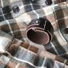 Modern Leather Wrap Tan Grey Flannel 2 1800