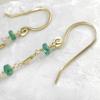 emerald and gold earrings 3