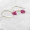 ruby petite poppy earrings 2