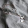 Double-Quartz-Necklace-in-Brown-Leather-Grey-