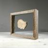 petrified wood slice with poplar frame 3-2